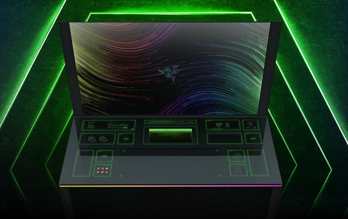 RAZER PROJECT SOPHIA GAMING DESK